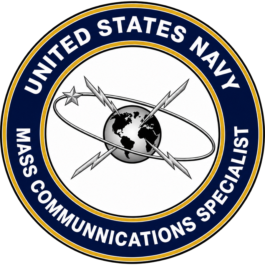 United States Navy Mass Communication Specialist emblem