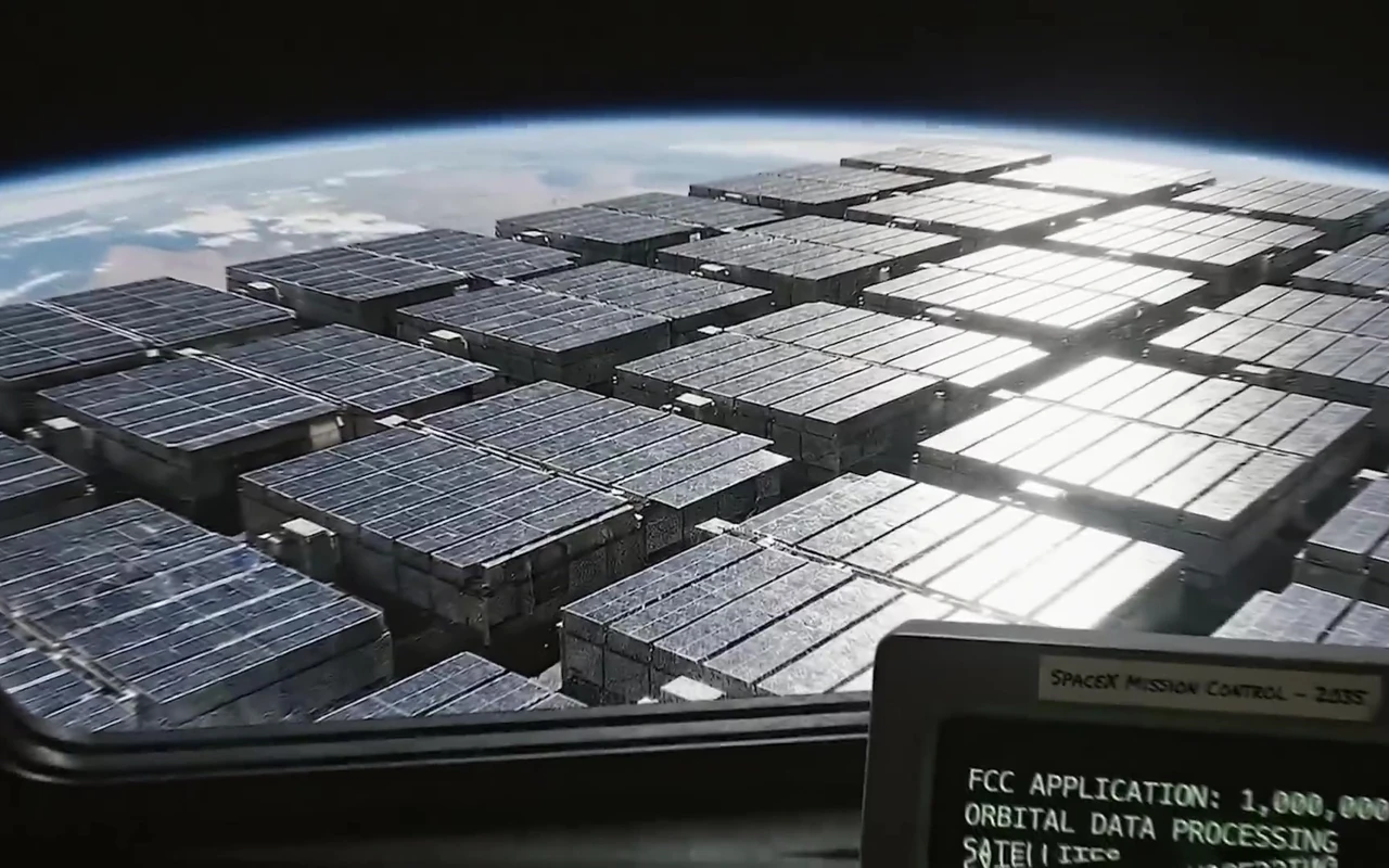 Orbital infrastructure still from current Kyle Chassé work